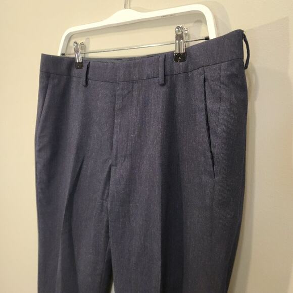 Bonobos Italian Stretch Wool Pants Comero Flexo Slim Cut Dark Grey - Size 34/34 - Picture 3 of 7